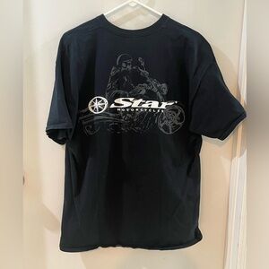 Star Motorcycles Graphic Black T-Shirt, size XL